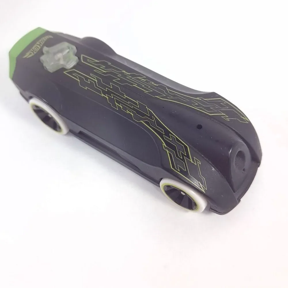 Mattel Hot Wheels 2010 Video Racer W6722 Micro Camera Car black green WORKS